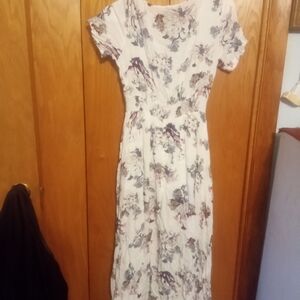 Floral Print Women's Maxi Dress